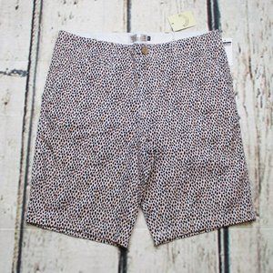 Oxford Lads Leopard Print Chino Shorts